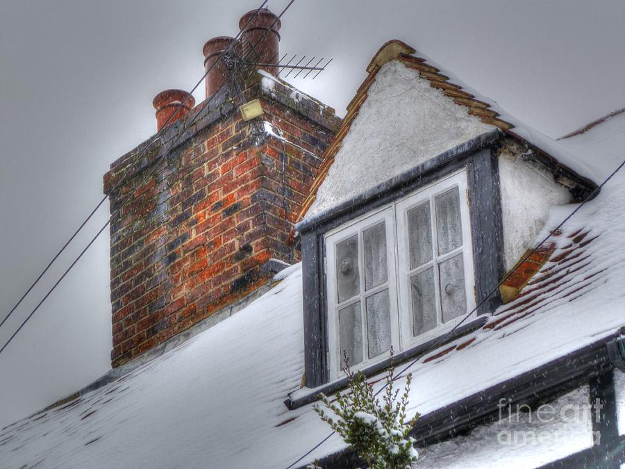 Winter Cottage Photograph by Vicki Spindler