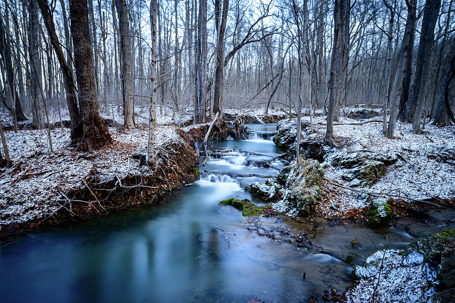 Winter Creek Photograph by Michael Scott