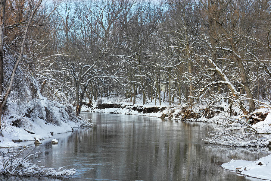 Winter creek Photograph by Tammy Espino - Fine Art America