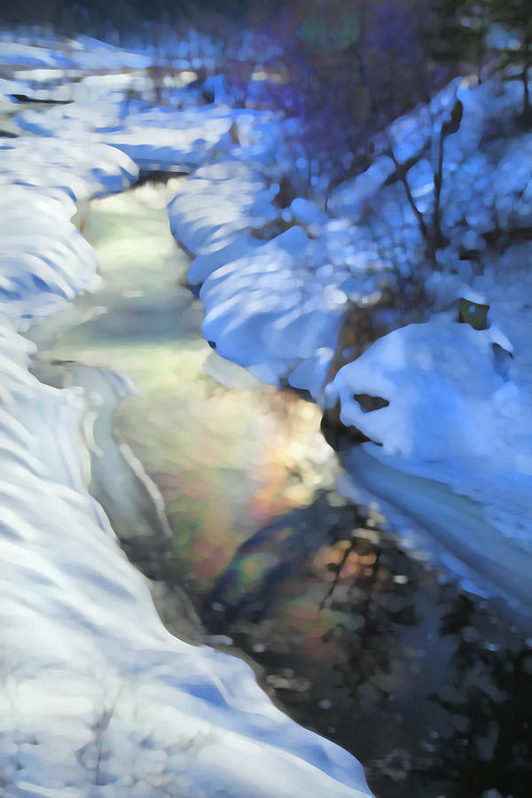 Winter Creek Photograph by Theresa Tahara