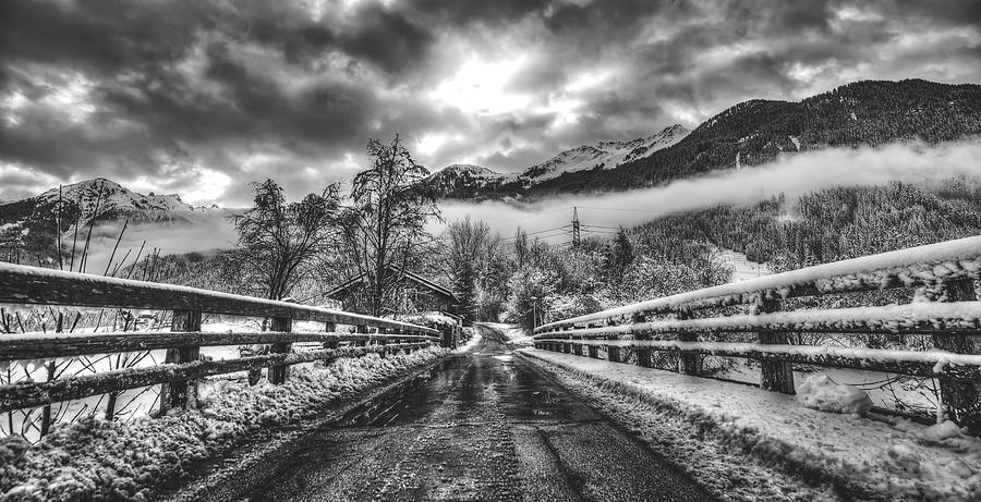 Winter Crossing Photograph by Mountain Dreams