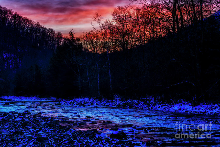 Winter Dawn on Cranberry River Photograph by Thomas R Fletcher