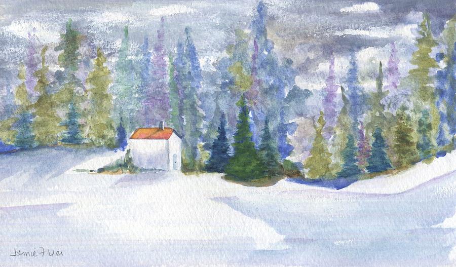 Winter Day Painting