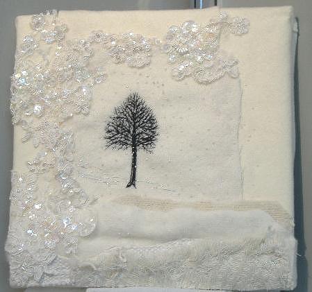 Fabric Tapestry - Textile - Winter Day by Pam Reed