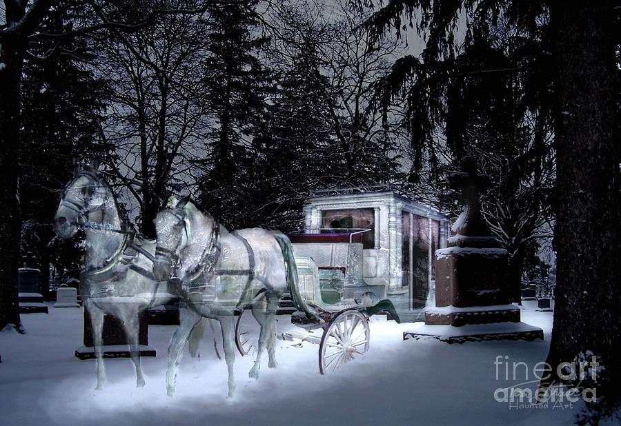Paranormal Photograph - Winter Departure by Tom Straub Paranormal Photograph - Winter Departure by Tom Straub