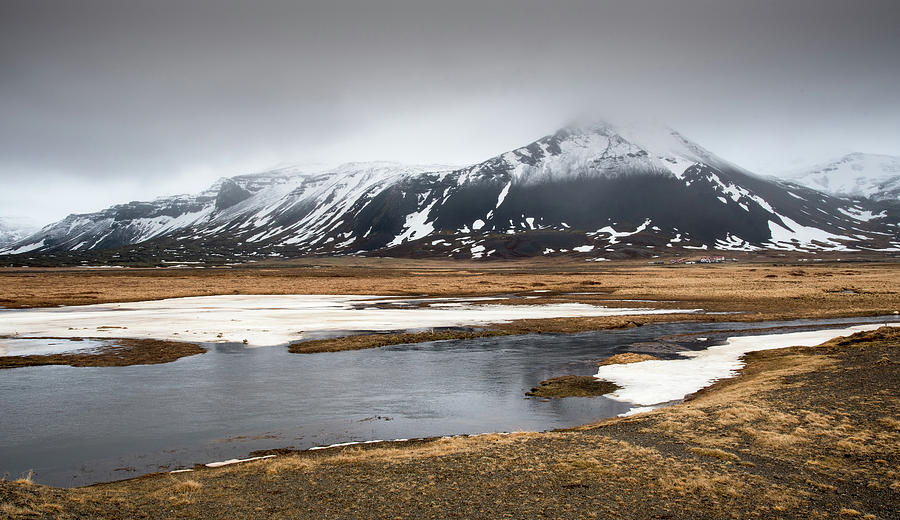 Winter dramatic landscape in Iceland Photograph by Michalakis Ppalis