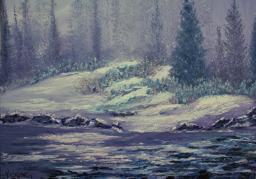 Winter Painting - Winter Dream by Ellen Young 