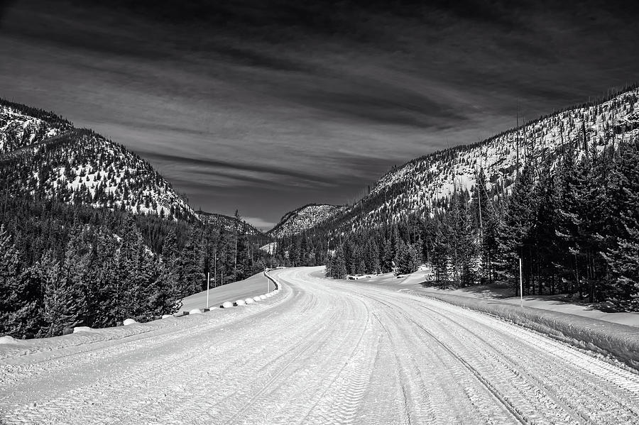Winter Drive Photograph by Mountain Dreams