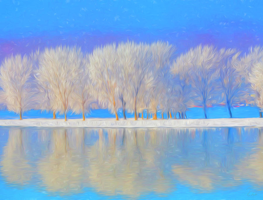 Winter Esplanade Painting Boston, Massachusetts Painting by James ...