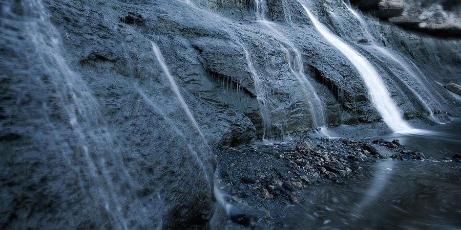 Winter Falls Photograph by Ryan Heffron
