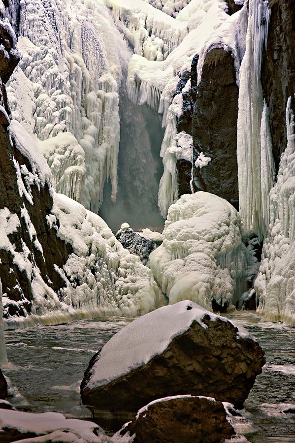 Waterfall Photograph - Winter Falls by Thomas Mack