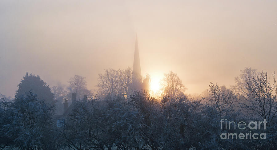 Winter Fog Burford Photograph by Tim Gainey