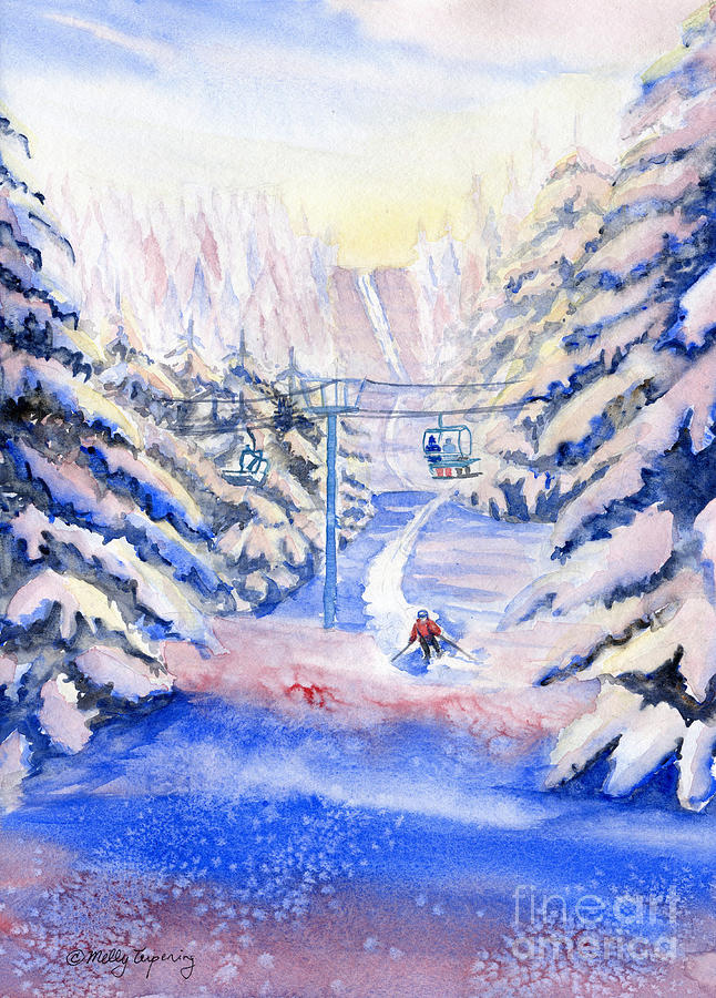 Winter Fun Painting by Melly Terpening