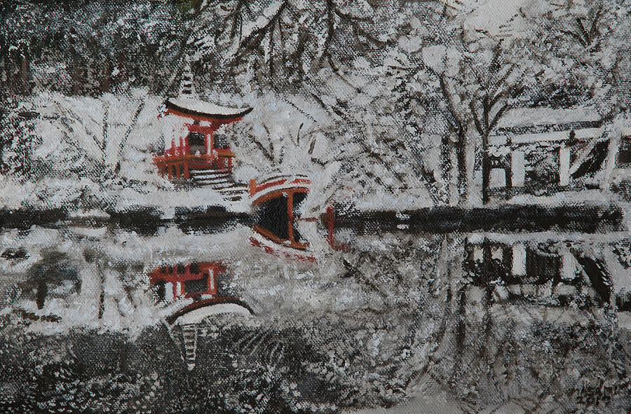 Winter Garden Painting by Masami Iida