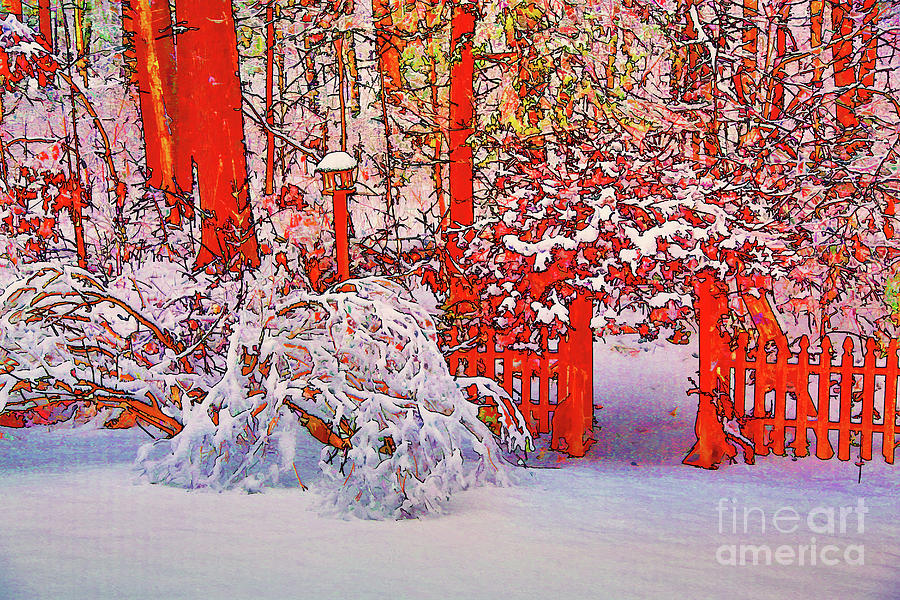 Winter Gate Photograph by Rick Bragan