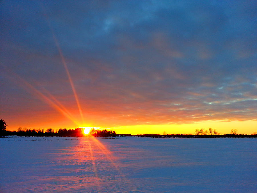 Winter Glow Photograph by Brook Burling