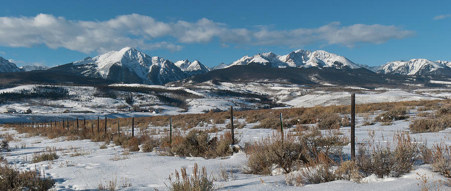 Winter Gore Range Panorama Photograph by Cascade Colors