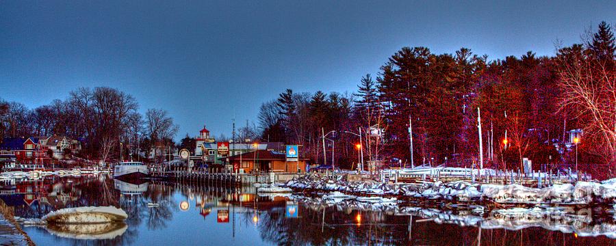 Winter Grand Bend Harbor Photograph by John Scatcherd - Fine Art America