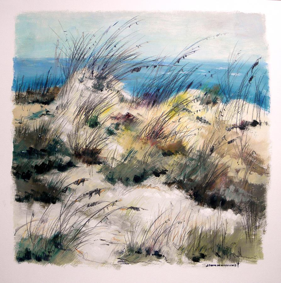 Winter Grasses Painting by John Williams
