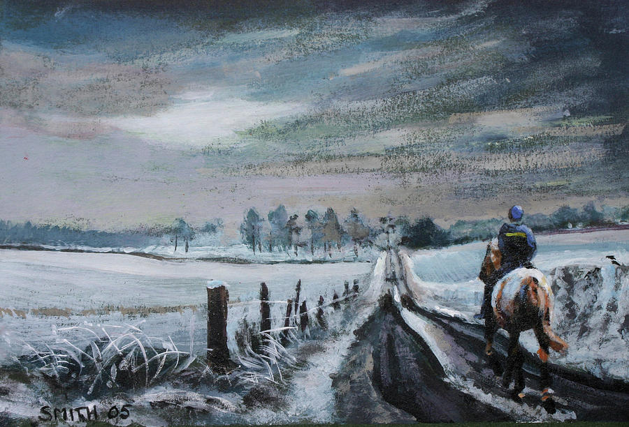 Winter Hack Painting by Tom Smith