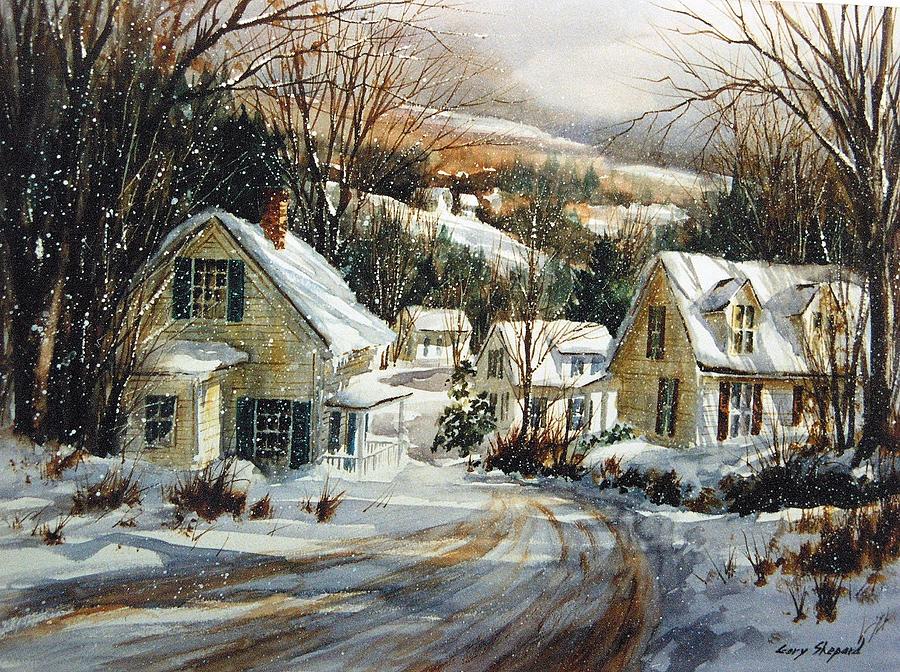 Winter Hills Painting by Gary Shepard - Fine Art America
