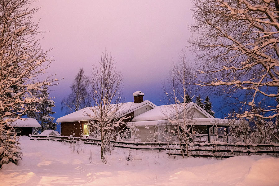 Winter house in the snow Photograph by Pigoff PhotographY - Fine Art ...