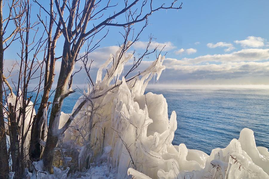 Winter Ice Duluth Mn Photograph By Jan Swart