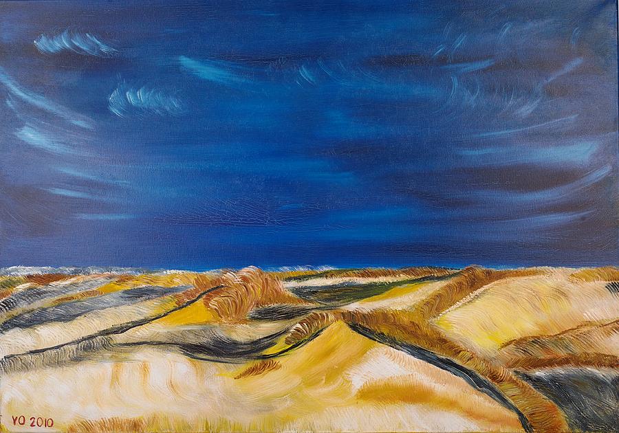 Winter Impression of Sylt Painting by Valerie Ornstein