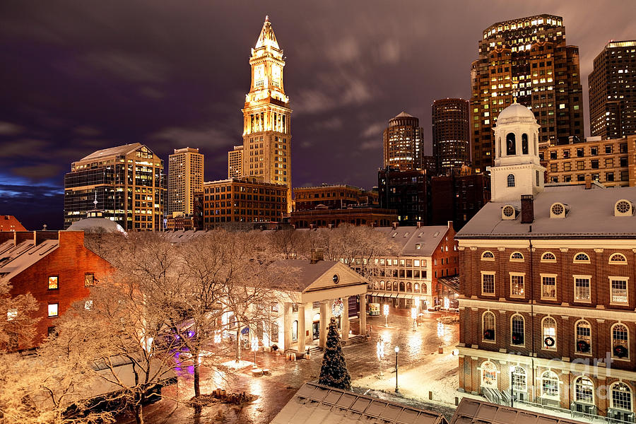 Winter In Boston Massachusetts Photograph By Denis Tangney Jr Fine