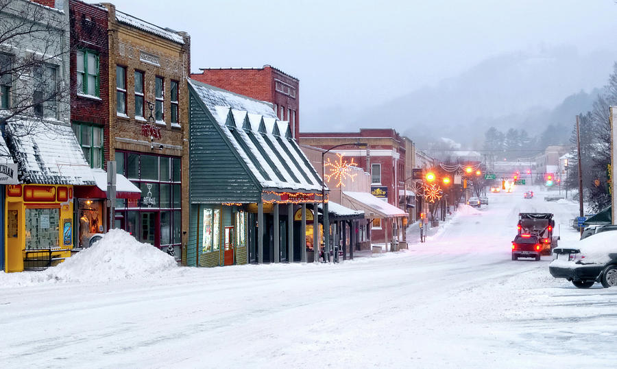 Winter Photograph - Winter in Downtown Boone by Tommy White