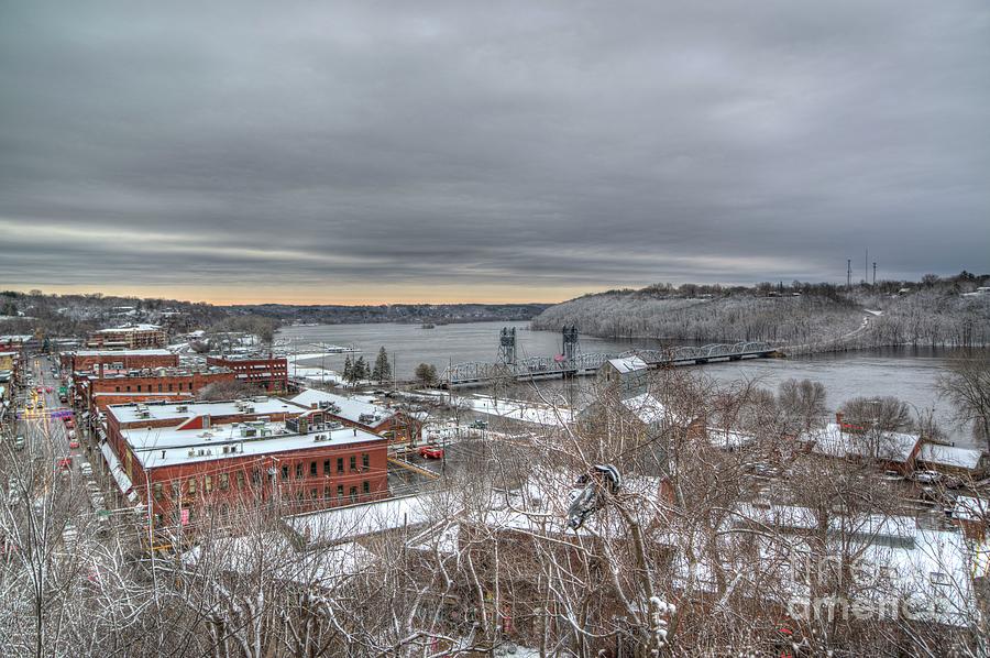 Winter in Downtown Stillwater Photograph by David Parker - Fine Art America