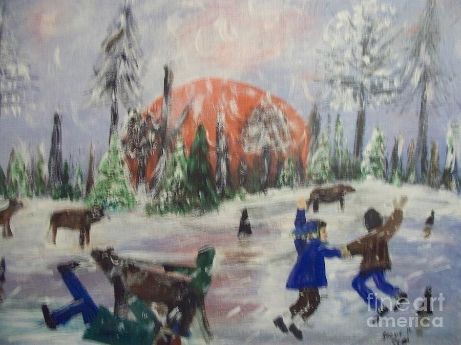 Winter in Louisiana Painting by Seaux-N-Seau Soileau