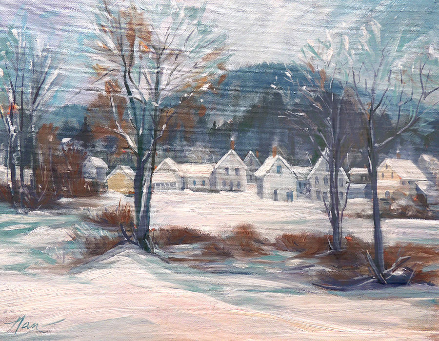 Winter in New England Painting by Nancy Griswold