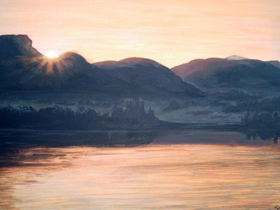Winter In Scotland Painting by Mackenzie Moulton