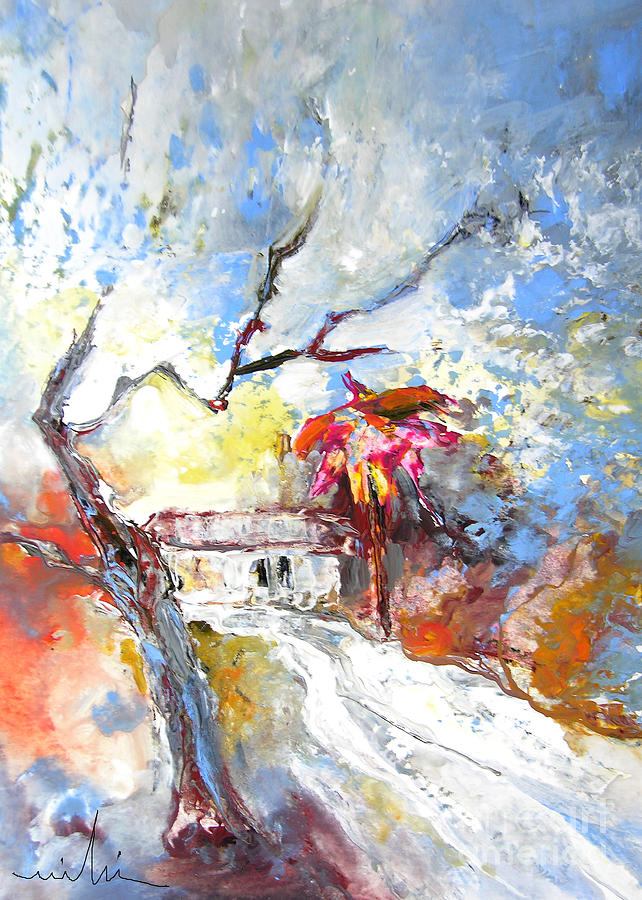 Impressionism Painting - Winter in Spain by Miki De Goodaboom