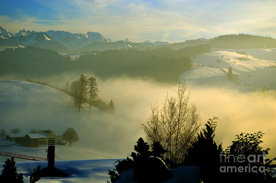 Winter in Switzerland Photograph by Susanne Van Hulst