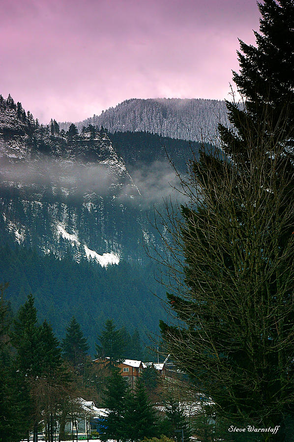 Winter In The Cascades Photograph by Steve Warnstaff
