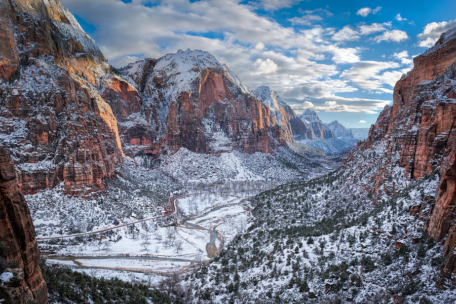 Winter in Zion National Park Photograph by James Udall