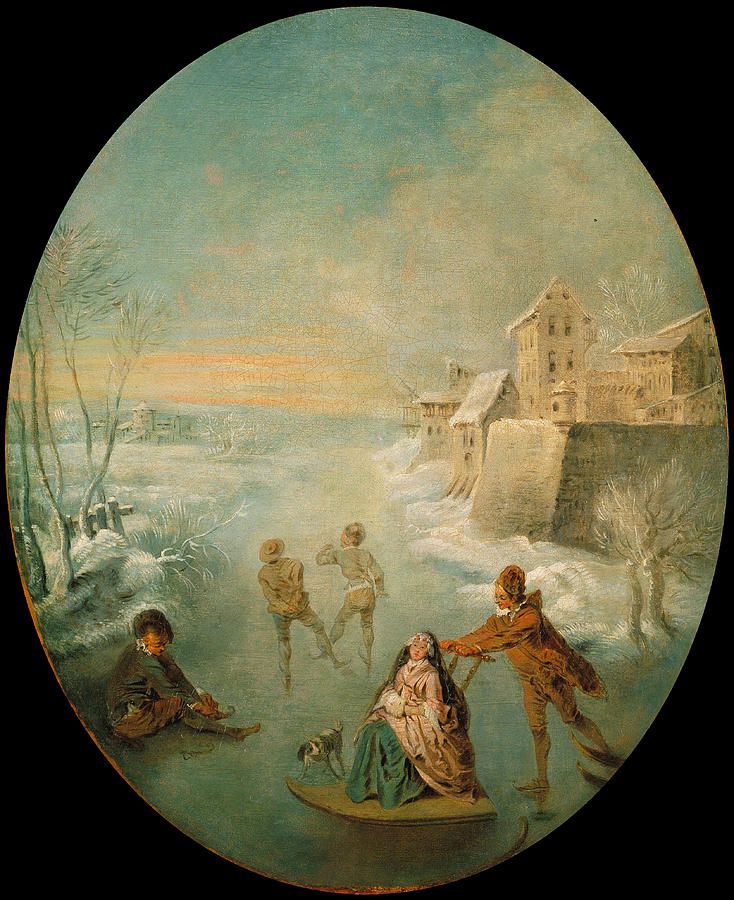 Winter Painting by Jean-Baptiste Pater