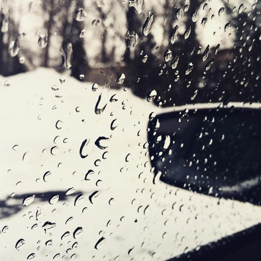 Winter Photograph - Winter rain  by Jennifer  Murray 