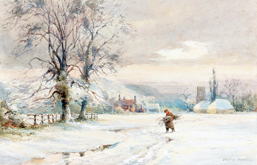 Winter Painting by Joseph Rubens Powell