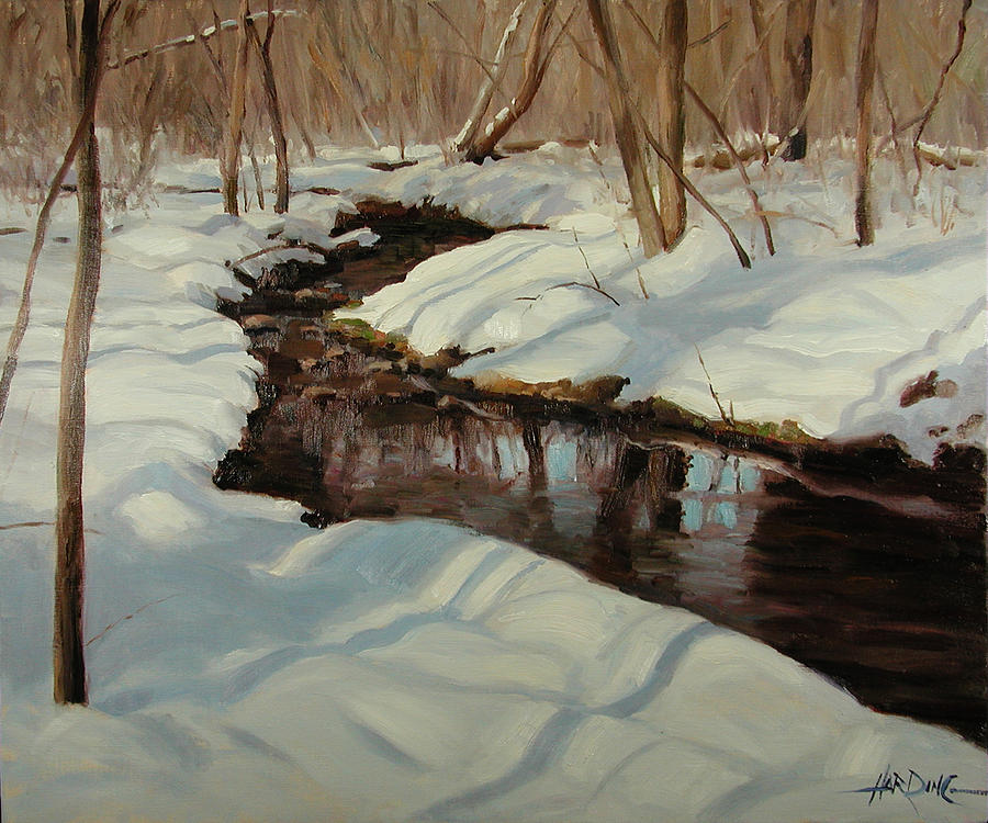 Winter Painting - Winter Journey by Scott Harding