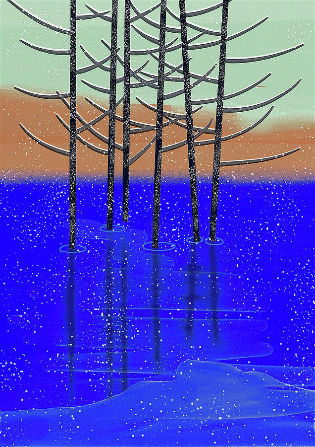 Winter lake by Brett Shand Winter lake by Brett Shand