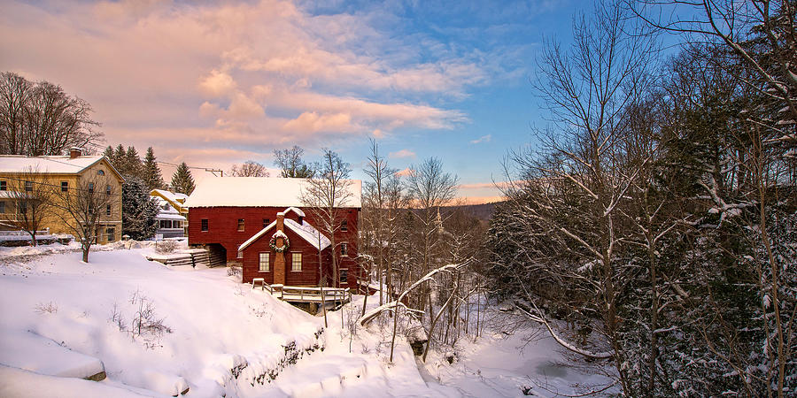 Winter Landscape Color Photograph by Michael Gallitelli