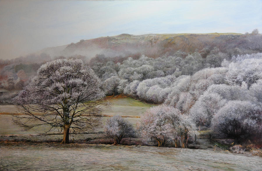 Winter Landscape Painting by Harry Robertson