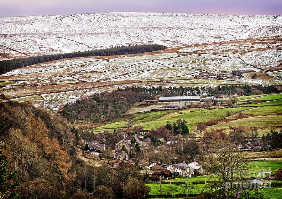 Winter Landscape in Weardale, Co.Durham UK Photograph by Martyn Arnold