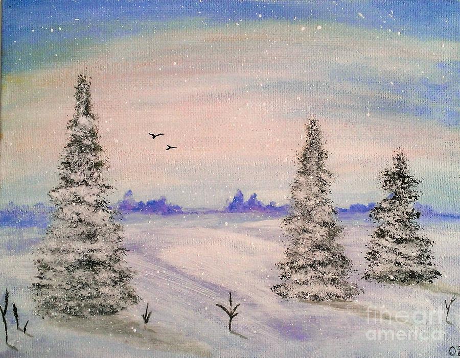 Winter Landscape by Olga Zavgorodnya Winter Landscape by Olga Zavgorodnya