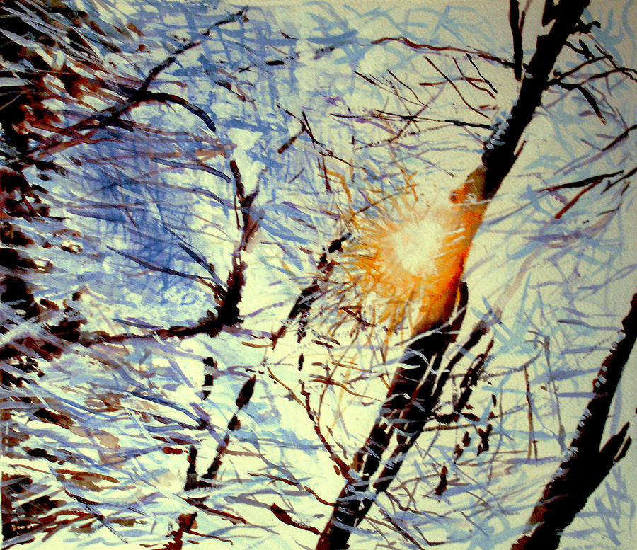 Winter Light Painting by Allison Ashton
