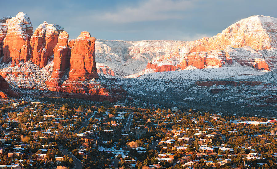 Winter Light in Sedona Photograph by Carl Amoth