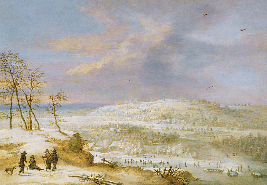 Winter Painting - Winter by Lucas van Uden